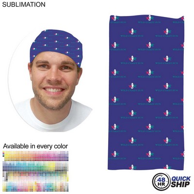 48 Hr Quick Ship - Sublimated Multifunction Tubular Headwear (Fandanna Bandana)