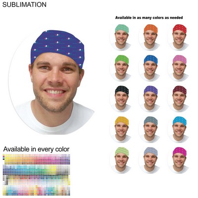 Team Building Sublimated Multifunction Tubular Headwear (Fandanna Bandana), Available in all Colors